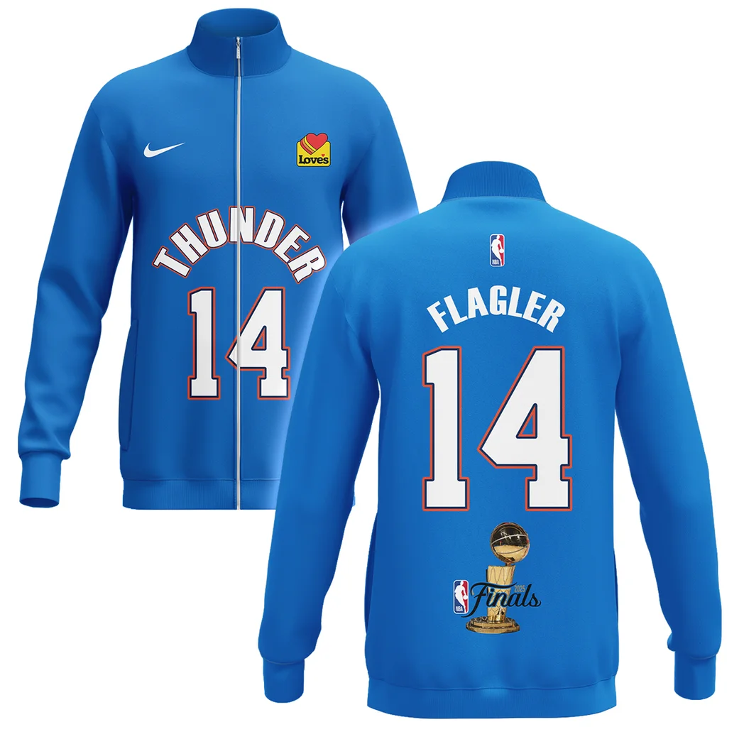 Adam Flagler Stand Collar Jacket NBA 2025 For Fan Adam Flagler HVN1087AF062325SCJ