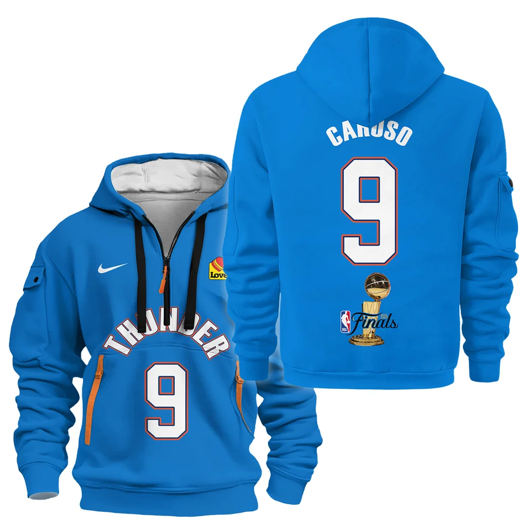 Alex Caruso Hoodie Half Zipper NBA 2025 For Fan Alex Caruso HVN1087AC062325HODZ