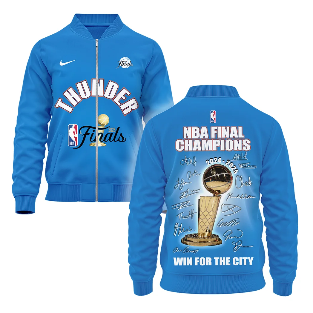 Basketball Bomber Jacket NBA 2025 For Fan Basketball HVN1085OKC062325BOB