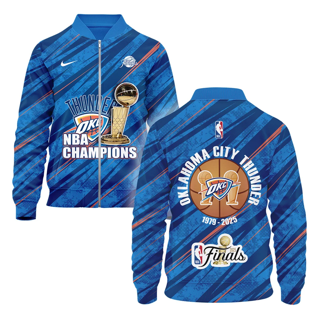 Basketball Bomber Jacket NBA 2025 For Fan Basketball HVN1090OKC062425BOB