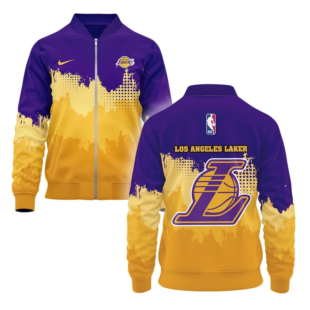 Basketball Bomber Jacket NBA 2025 For Fan Basketball HVN1094LAL062625BOB