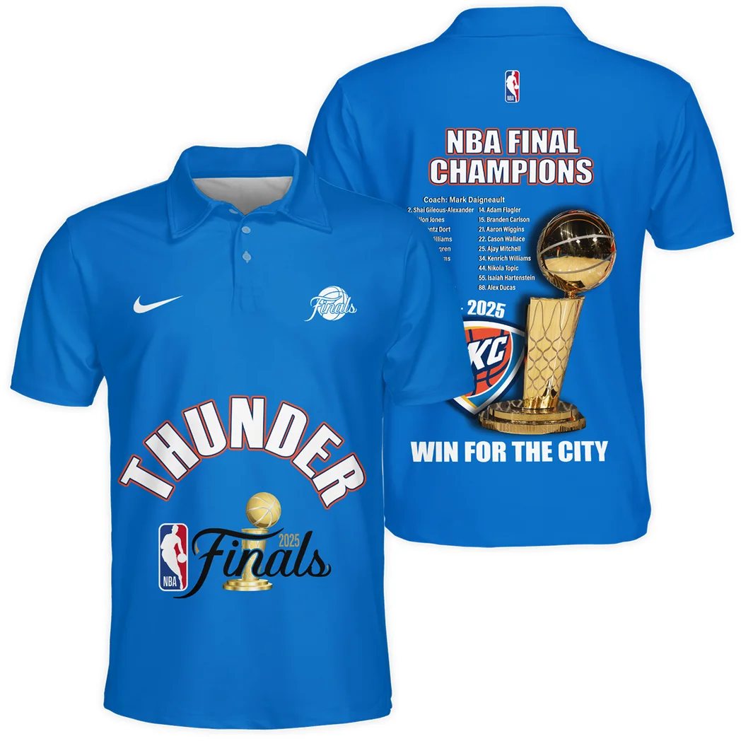 Basketball Club Polo Shirt NBA 2025 For Fan Basketball Club HVN1086OKC062325POS