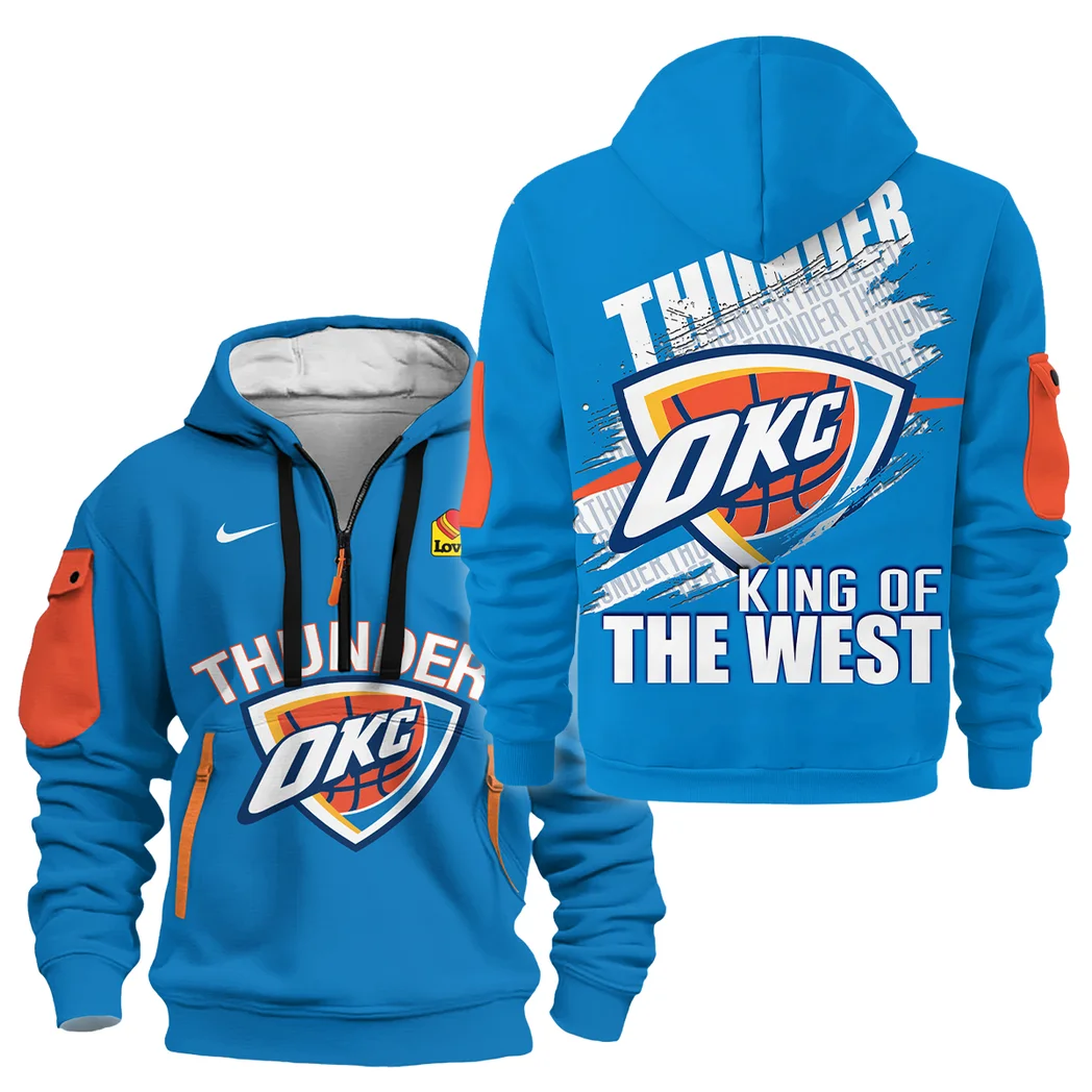 Basketball Hoodie Half Zipper NBA 2025 For Fan Basketball HVN1032WEST053025HODZ