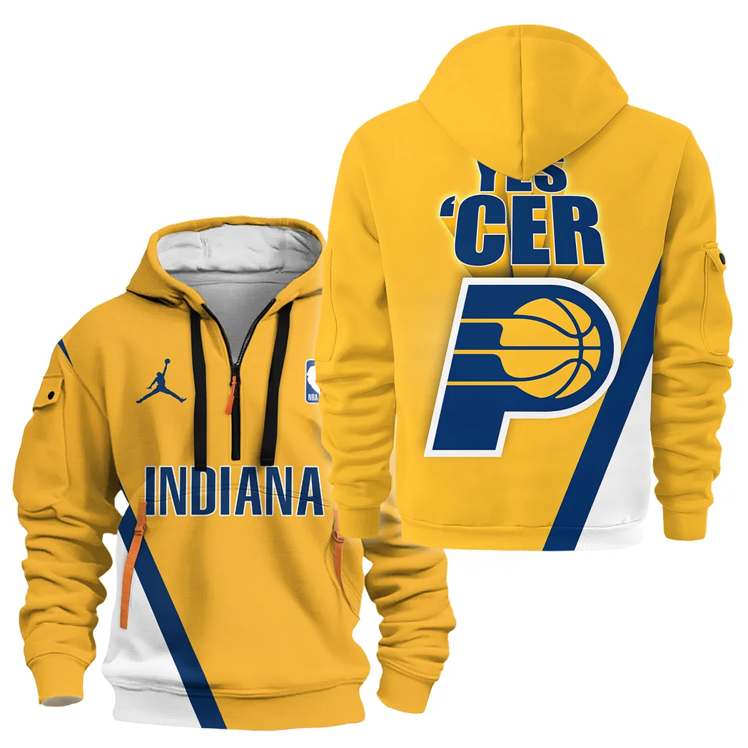 Basketball Hoodie Half Zipper NBA 2025 For Fan Basketball HVN1058PCER061025HODZ