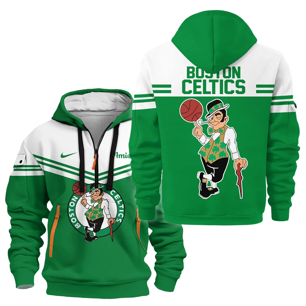 Basketball Hoodie Half Zipper NBA 2025 For Fan Basketball HVN1060BC061125HODZ