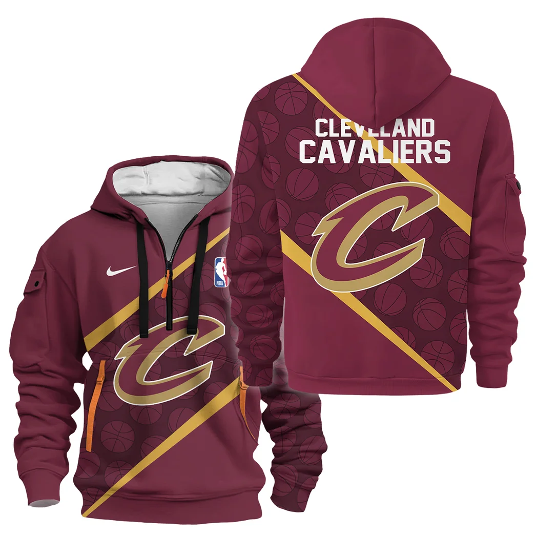 Basketball Hoodie Half Zipper NBA 2025 For Fan Basketball HVN1062CC061225HODZ
