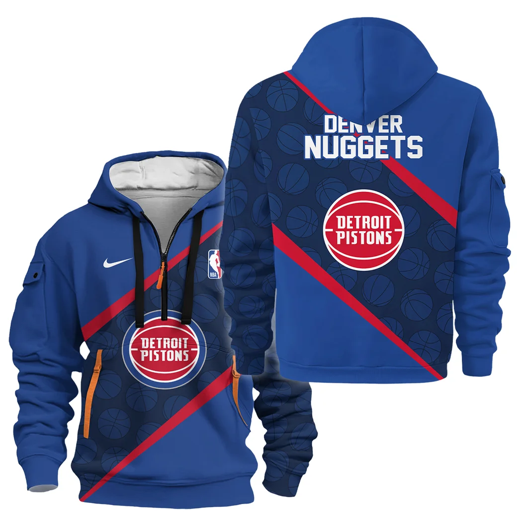 Basketball Hoodie Half Zipper NBA 2025 For Fan Basketball HVN1062DP061225HODZ