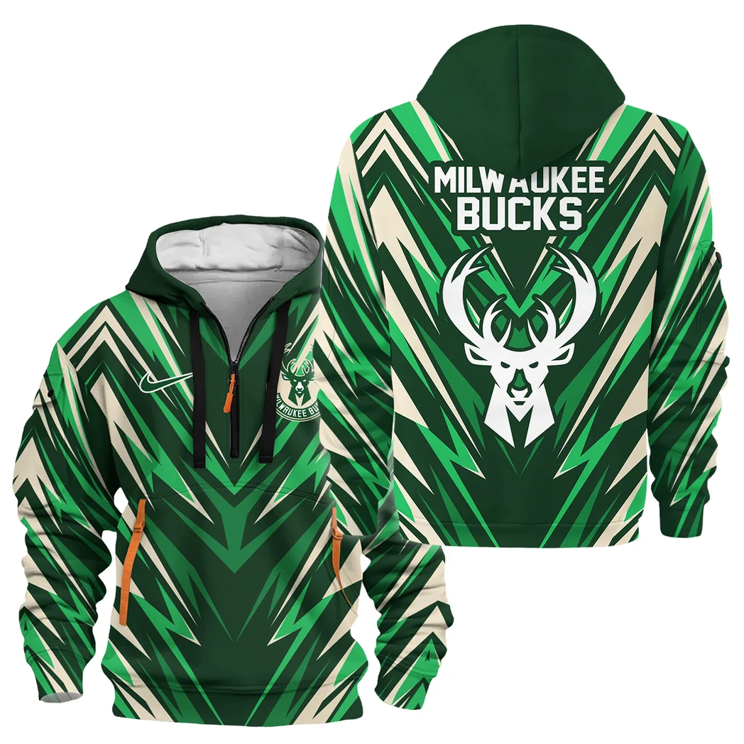 Basketball Hoodie Half Zipper NBA 2025 For Fan Basketball HVN1063MB061225HODZ