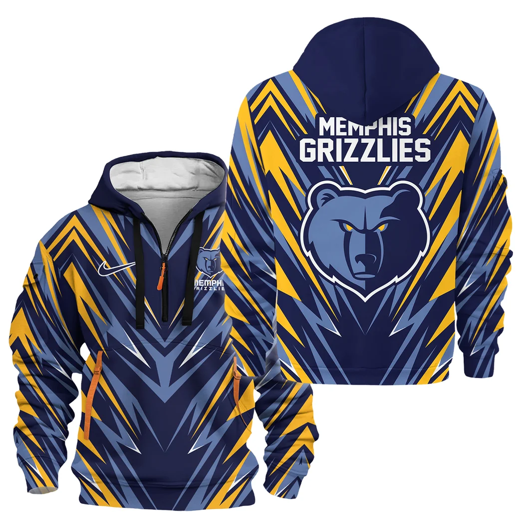 Basketball Hoodie Half Zipper NBA 2025 For Fan Basketball HVN1063MG061225HODZ