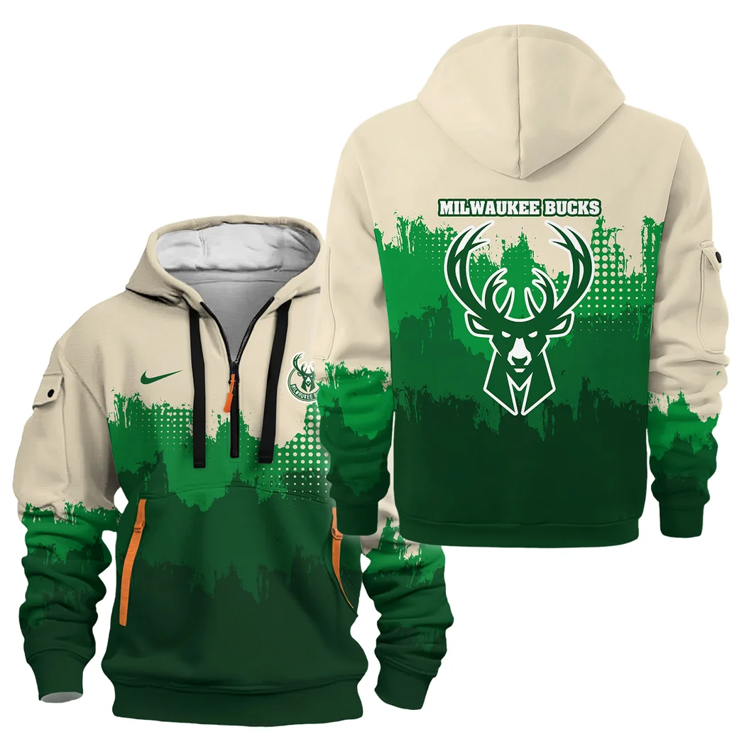 Basketball Hoodie Half Zipper NBA 2025 For Fan Basketball HVN1094MB062625HODZ