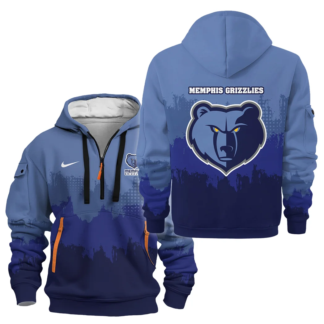 Basketball Hoodie Half Zipper NBA 2025 For Fan Basketball HVN1094MG062625HODZ