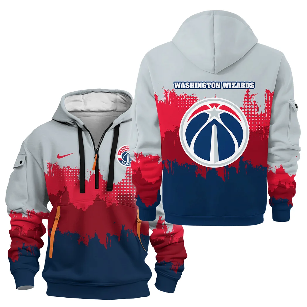 Basketball Hoodie Half Zipper NBA 2025 For Fan Basketball HVN1094WW062625HODZ
