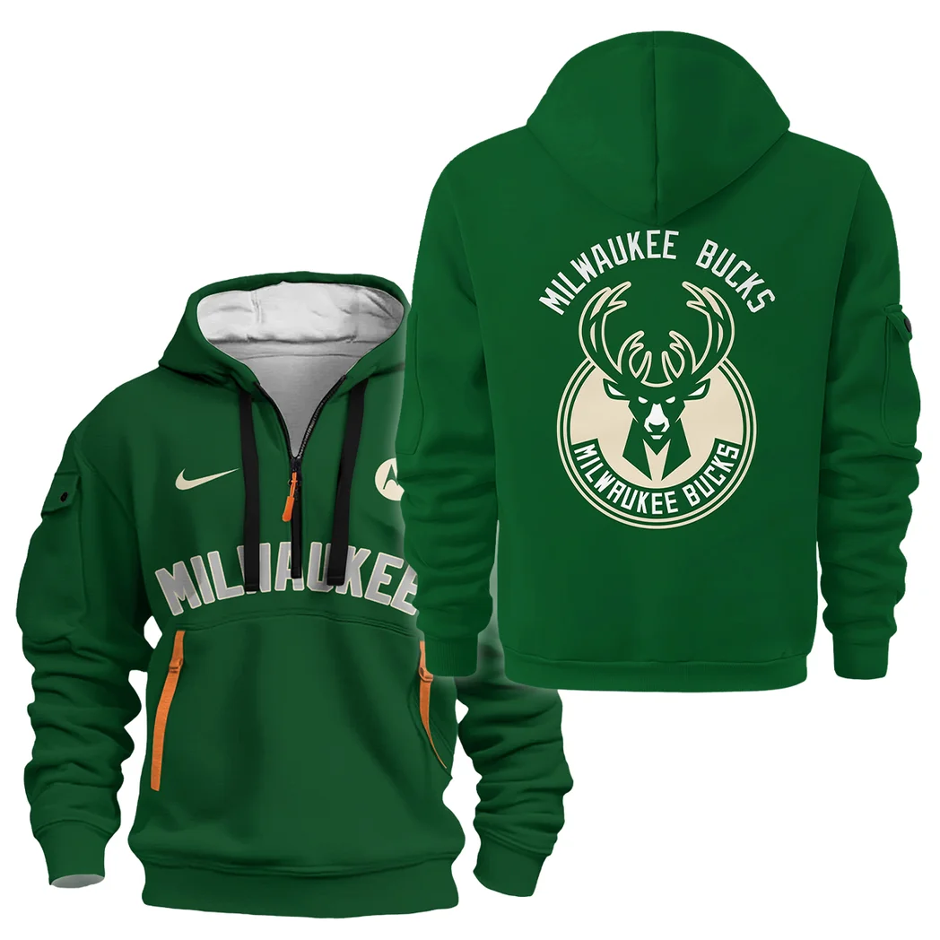 Basketball Hoodie Half Zipper NBA 2025 For Fan Basketball HVN1095MB062725HODZ