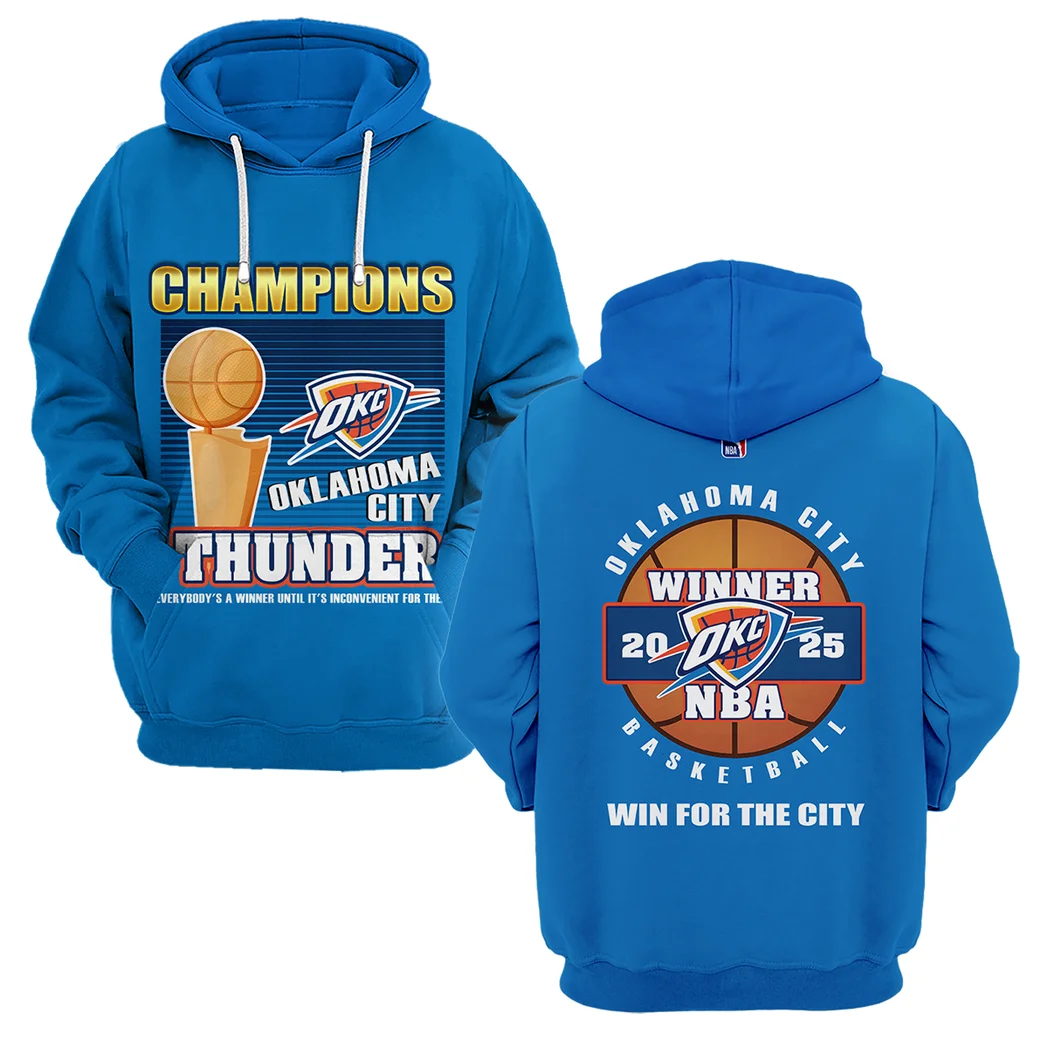Basketball Hoodie NBA 2025 For Fan Basketball HVN1092OKC062425HOD