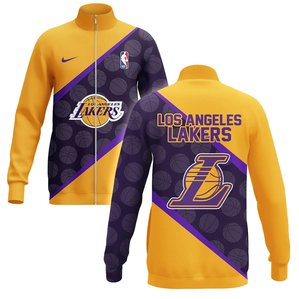Basketball Stand Collar Jacket NBA 2025 For Fan Basketball HVN1062LAL061225SCJ