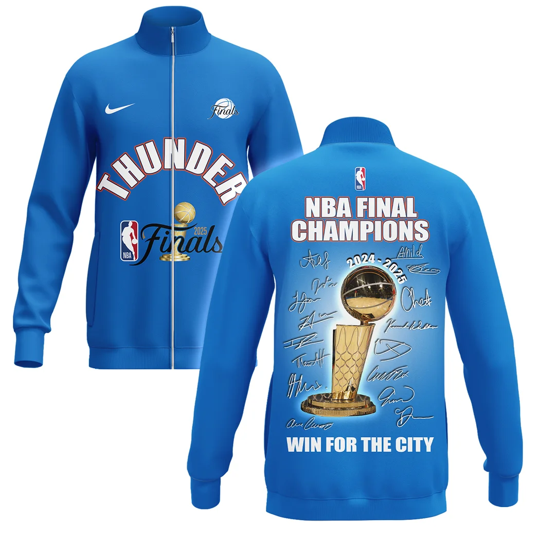 Basketball Stand Collar Jacket NBA 2025 For Fan Basketball HVN1085OKC062325SCJ