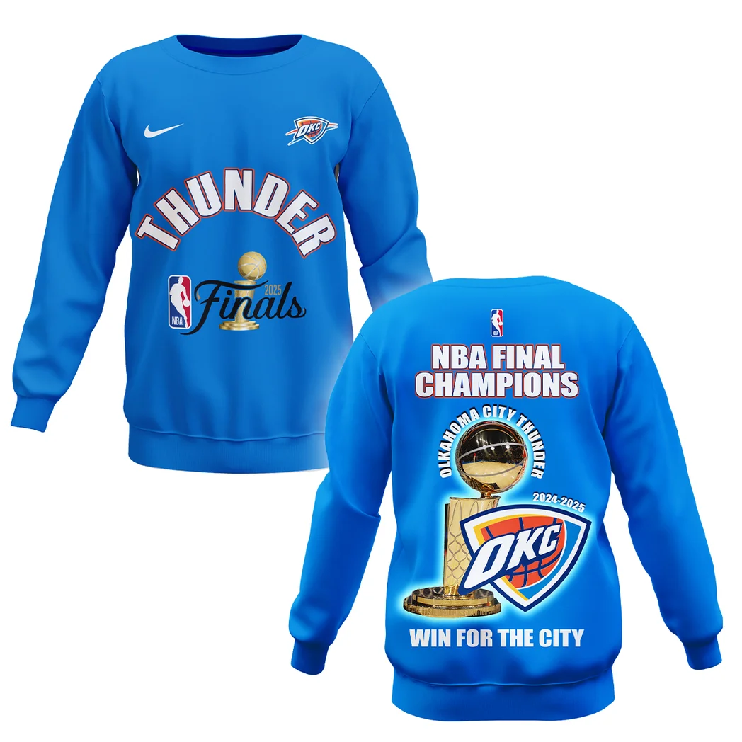 Basketball Sweatshirt NBA 2025 For Fan Basketball HVN1084OKC062325SW
