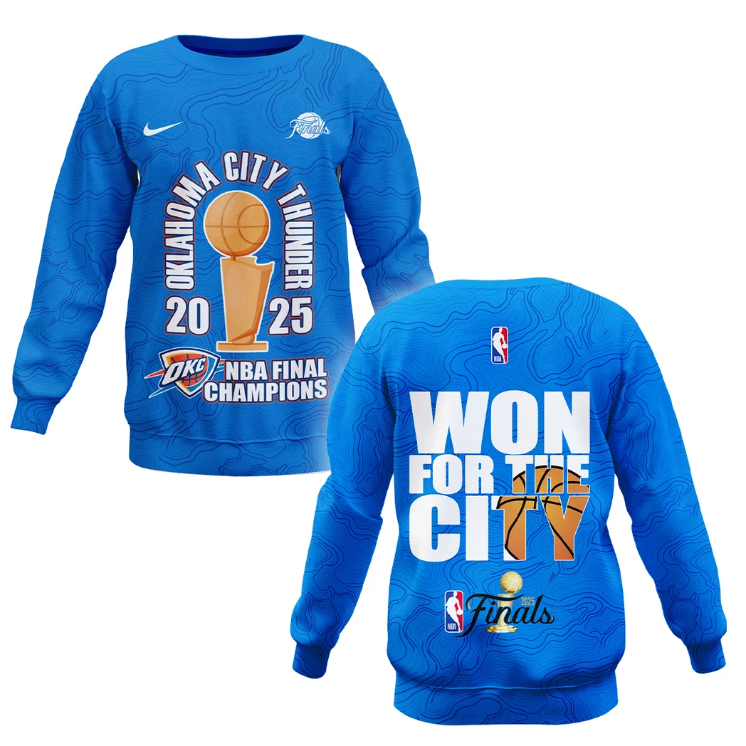 Basketball Sweatshirt NBA 2025 For Fan Basketball HVN1089OKC062425SW