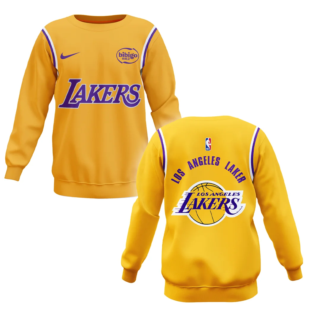 Basketball Sweatshirt NBA 2025 For Fan Basketball HVN1095LAL062725SW