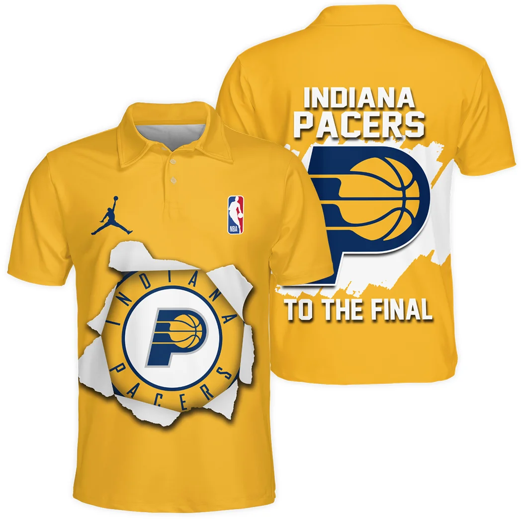 Basketball Team Polo Shirt NBA 2025 For Fan Basketball Team HVN1045PACER060325POS