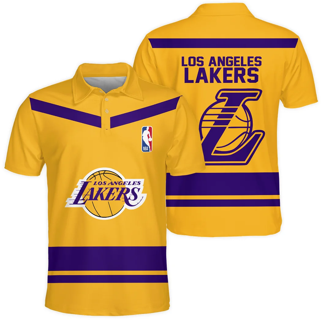 Basketball Team Polo Shirt NBA 2025 For Fan Basketball Team HVN1055LAL060725POS