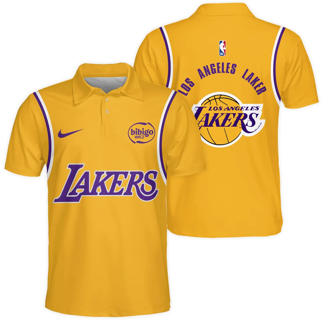 Basketball Team Polo Shirt NBA 2025 For Fan Basketball Team HVN1095LAL062725POS
