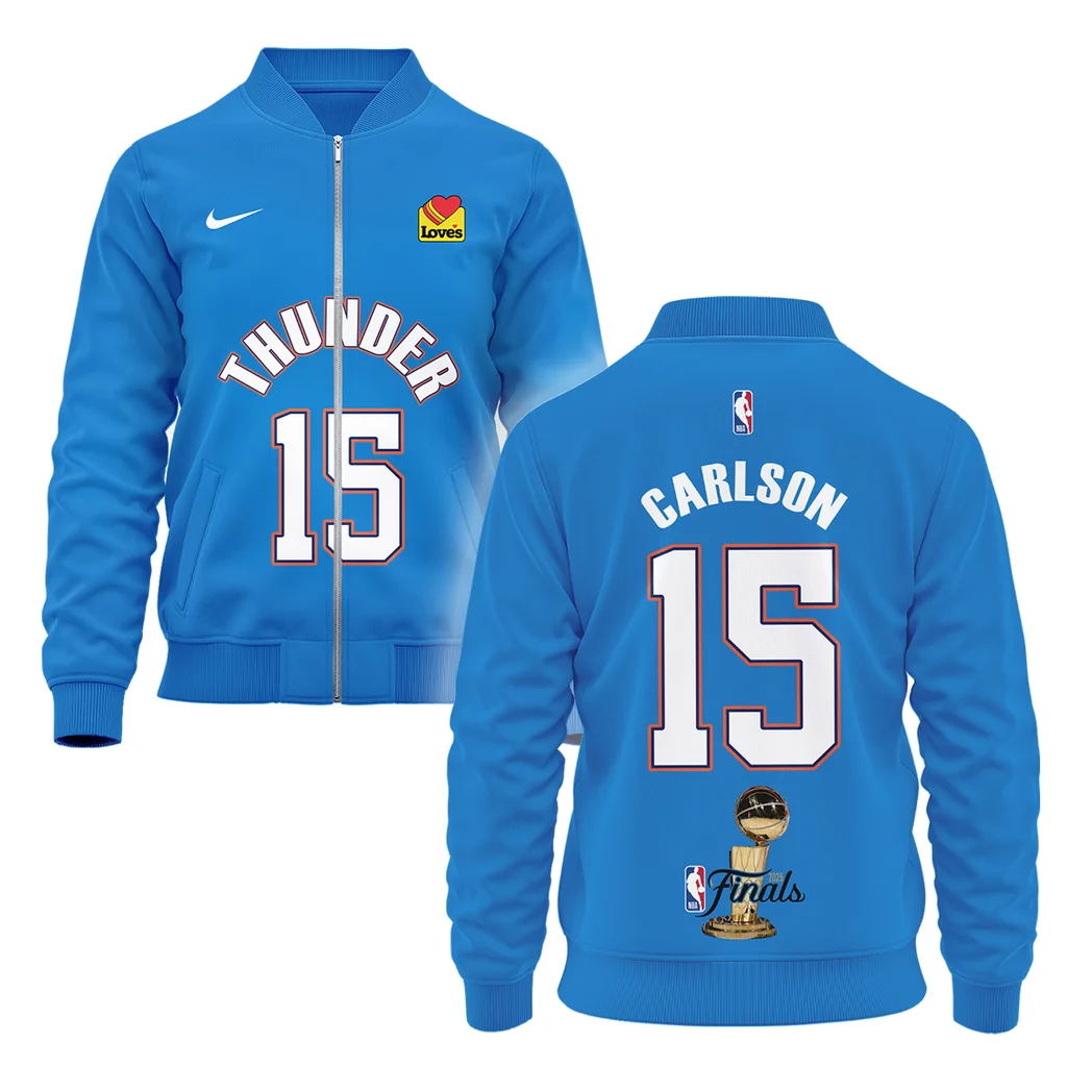 Branden Carlson  Bomber Jacket NBA 2025 For Fan Branden Carlson  HVN1087BC062325BOB