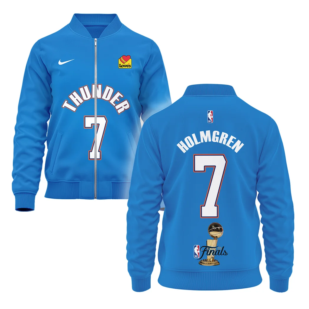 Chet Holmgren Bomber Jacket NBA 2025 For Fan Chet Holmgren HVN1087CH062325BOB