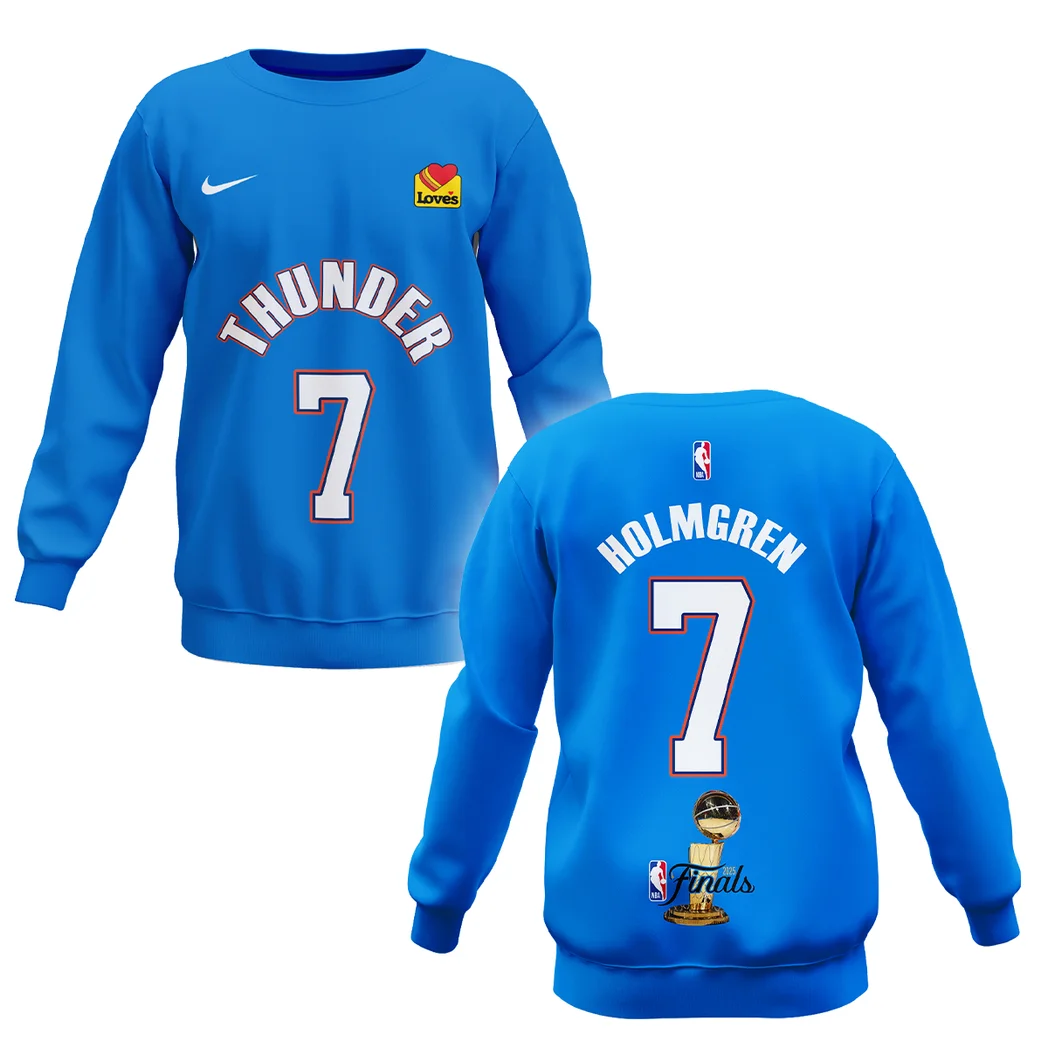 Chet Holmgren Sweatshirt NBA 2025 For Fan Chet Holmgren HVN1087CH062325SW
