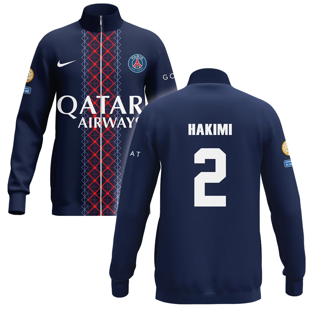 Fans Gift Sport Stand Collar Jacket  For Fan Football HVN1105AH070225SCJ