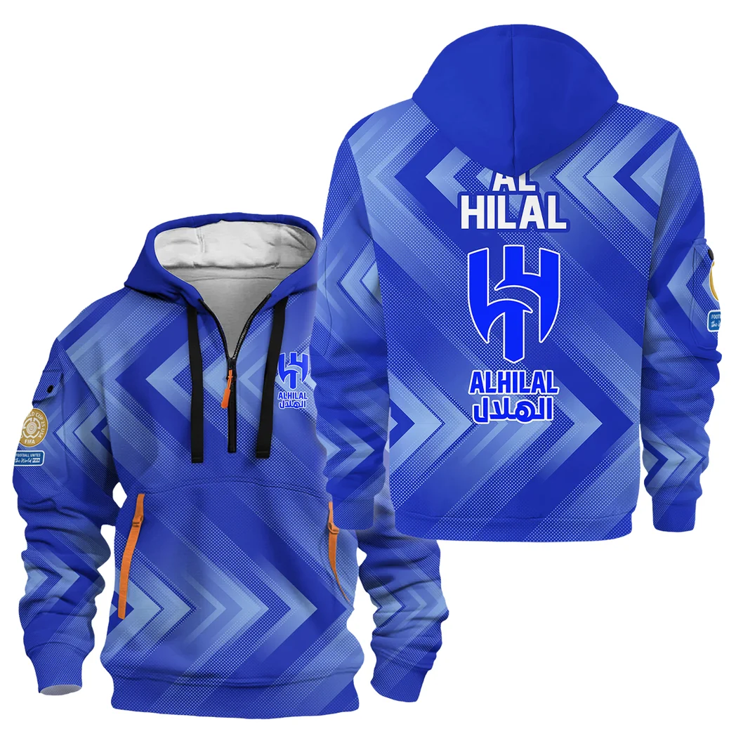 Football Hoodie Half Zipper Club WC 2025 For Fan Football HVN1064AL061425HODZ
