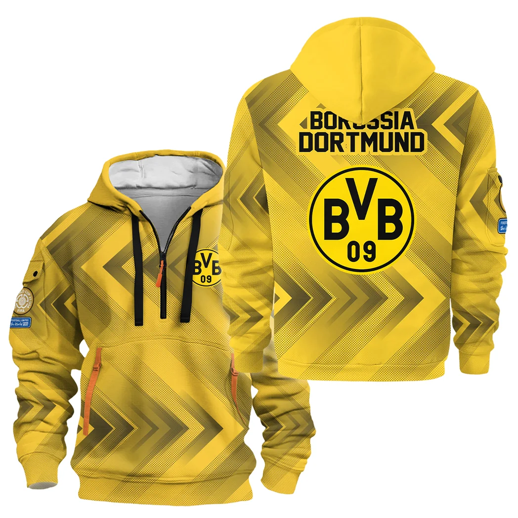 Football Hoodie Half Zipper Club WC 2025 For Fan Football HVN1064BD061425HODZ