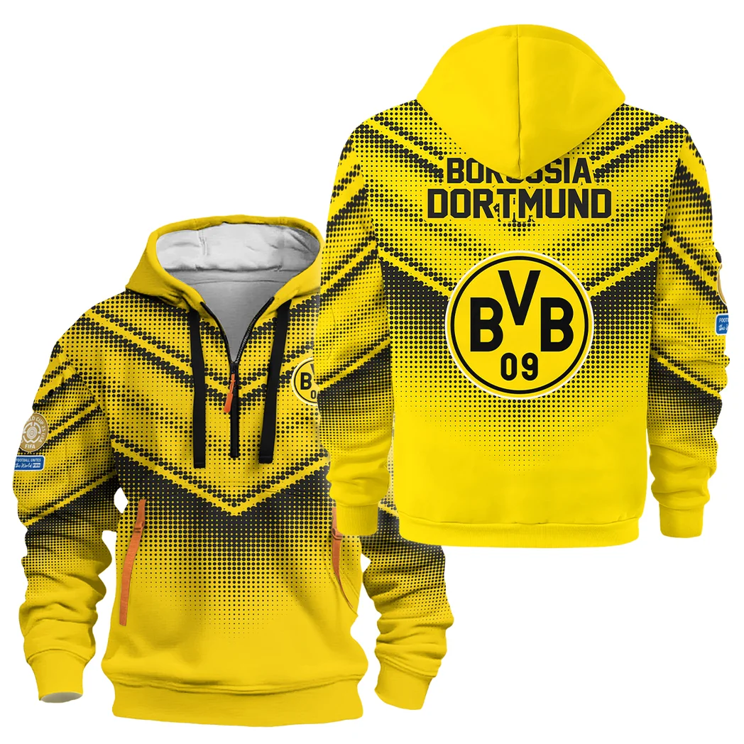 Football Hoodie Half Zipper Club WC 2025 For Fan Football HVN1065BD061625HODZ