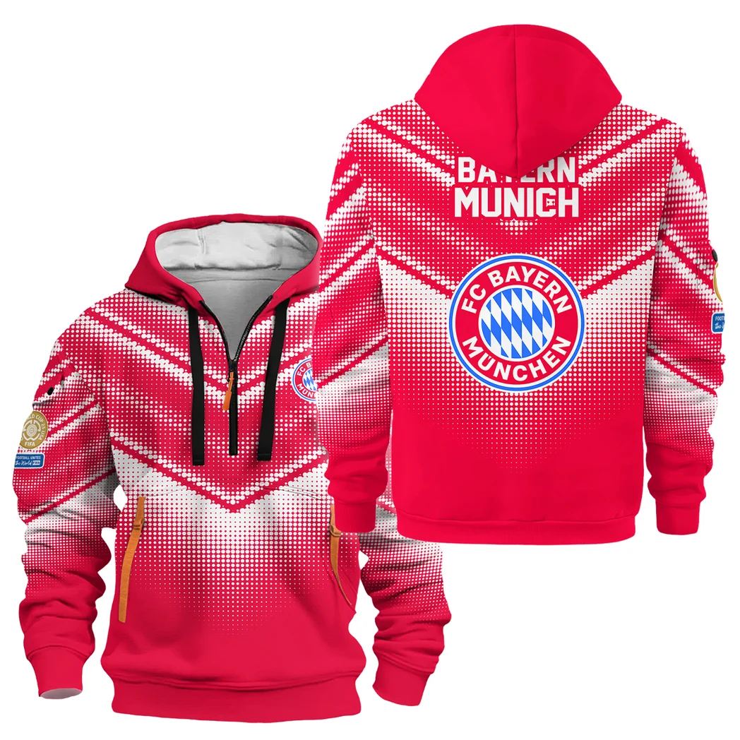 Football Hoodie Half Zipper Club WC 2025 For Fan Football HVN1065BM061625HODZ