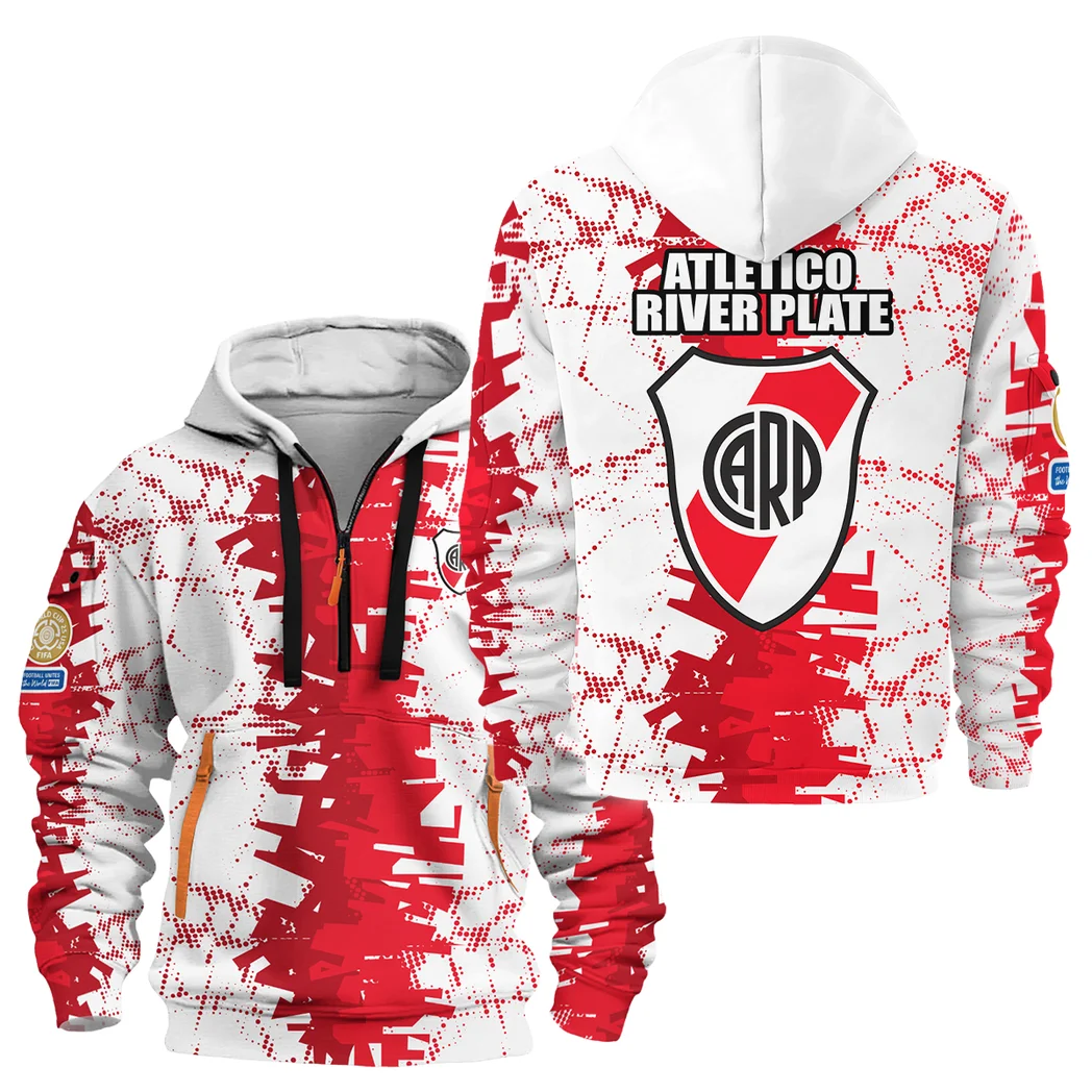 Football Hoodie Half Zipper Club WC 2025 For Fan Football HVN1082RP062125HODZ