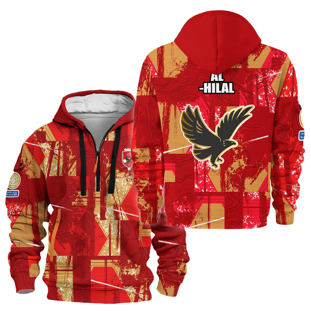 Football Hoodie Half Zipper Club WC 2025 For Fan Football HVN1083AA062325HODZ