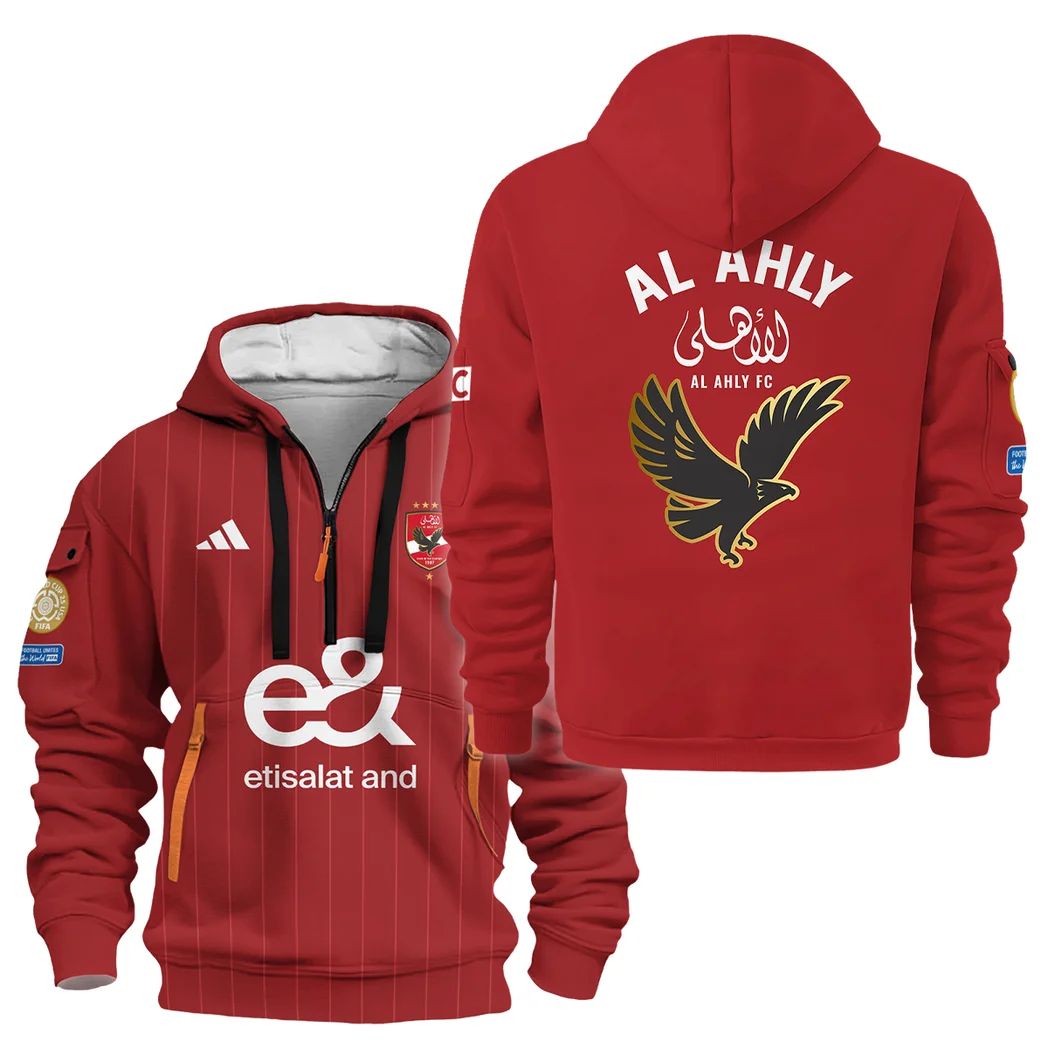 Football Hoodie Half Zipper Club World Cup 2025 For Fan Football HVN1099AA070125HODZ