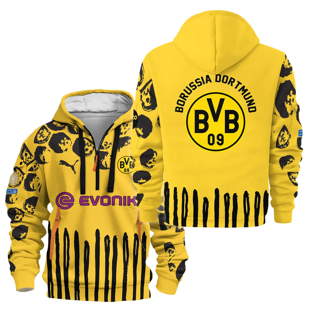 Football Hoodie Half Zipper Club World Cup 2025 For Fan Football HVN1099BD070125HODZ