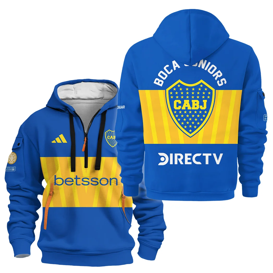 Football Hoodie Half Zipper Club World Cup 2025 For Fan Football HVN1099BJ070125HODZ