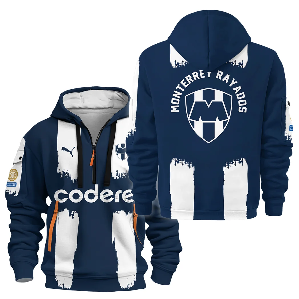 Football Hoodie Half Zipper Club World Cup 2025 For Fan Football HVN1099MO070125HODZ