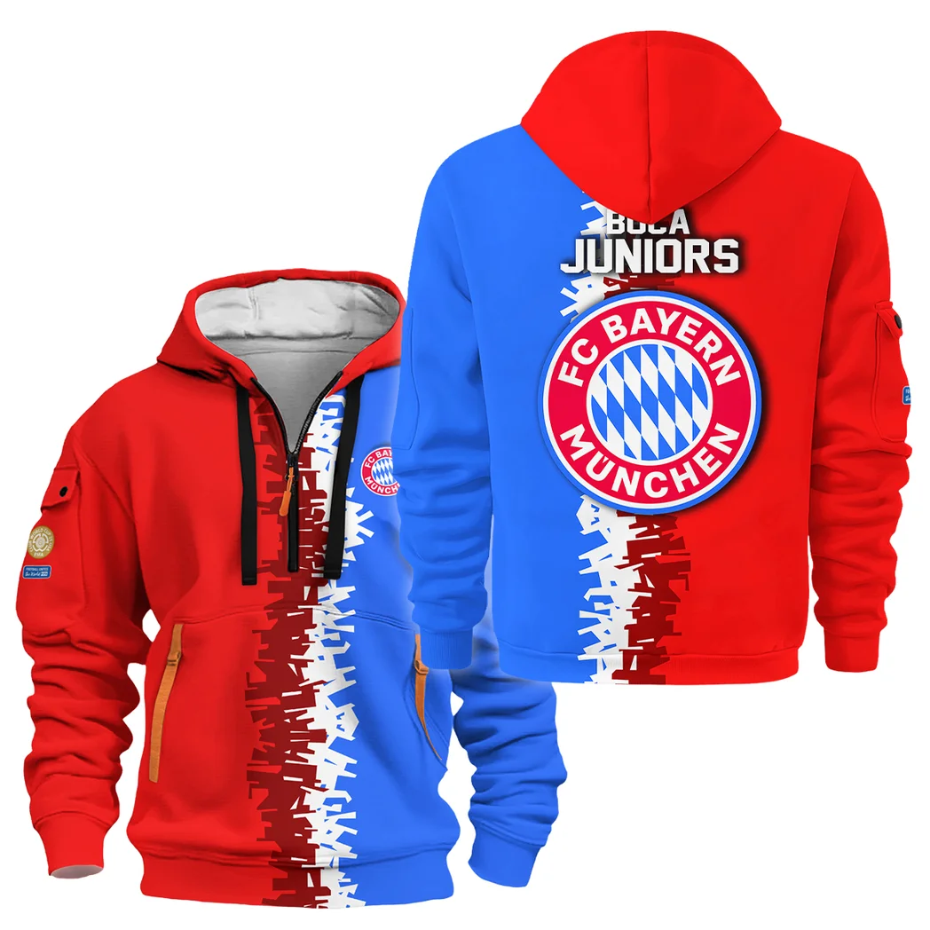 Football Hoodie Half Zipper Club World Cup 2025 For Fan Football HVN1103BM070225HODZ