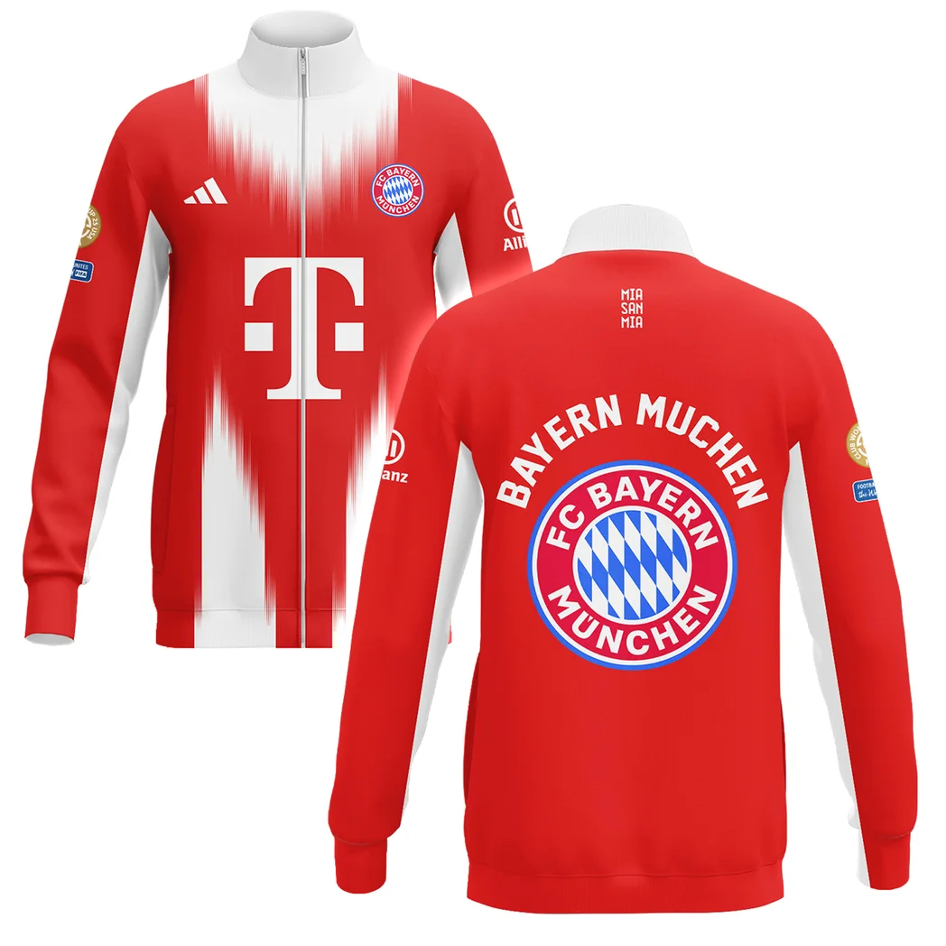 Football Stand Collar Jacket Club WC 2025 For Fan Football HVN1059BM061425SCJ