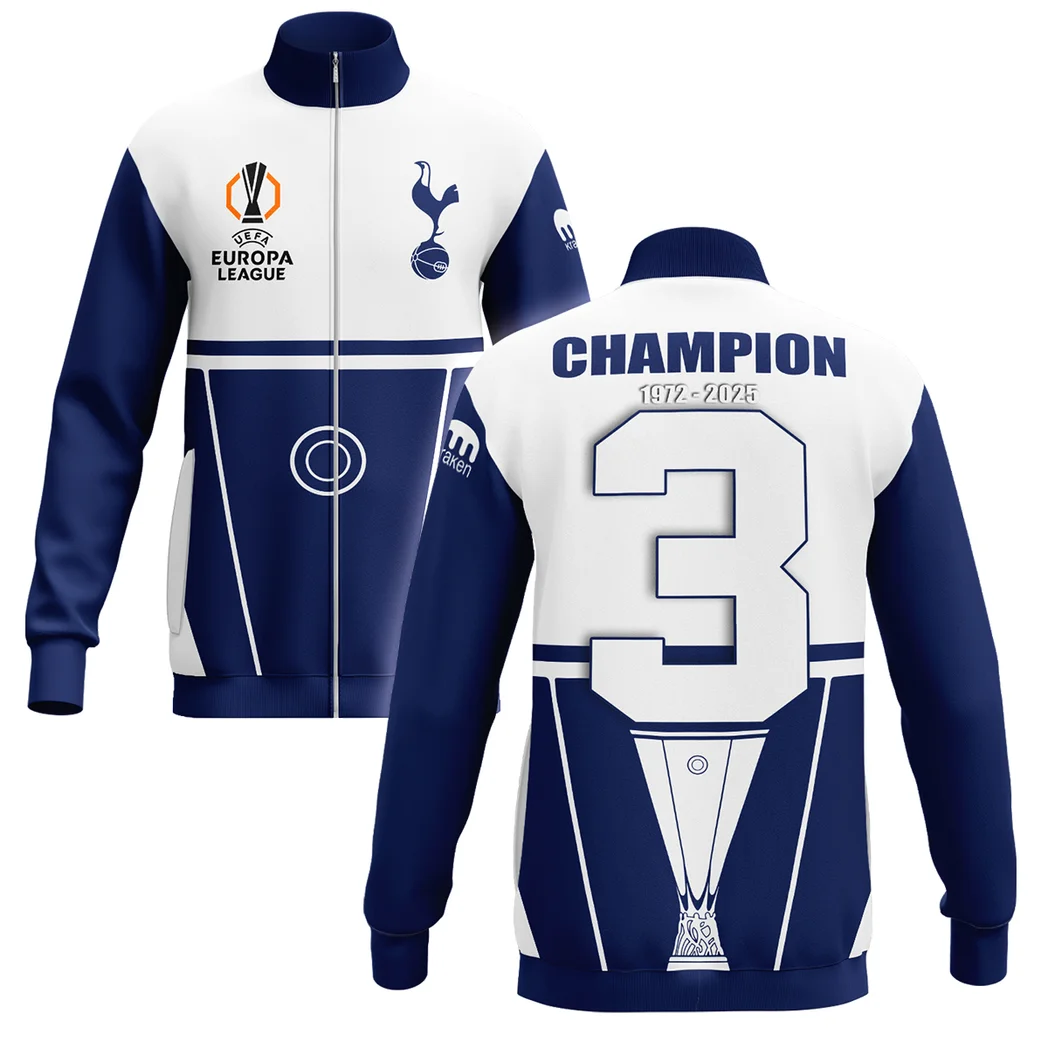 Football Stand Collar Jacket UEFA Europa 2025 For Fan Football HVN1014C2WINNER052325SCJ