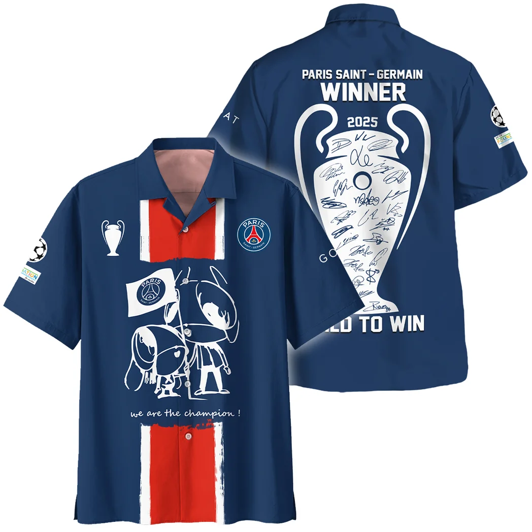 Football Star Hawaiian shirt UEFA Champion 2025 For Sport Fans HVN1035C1WIN060225HAW