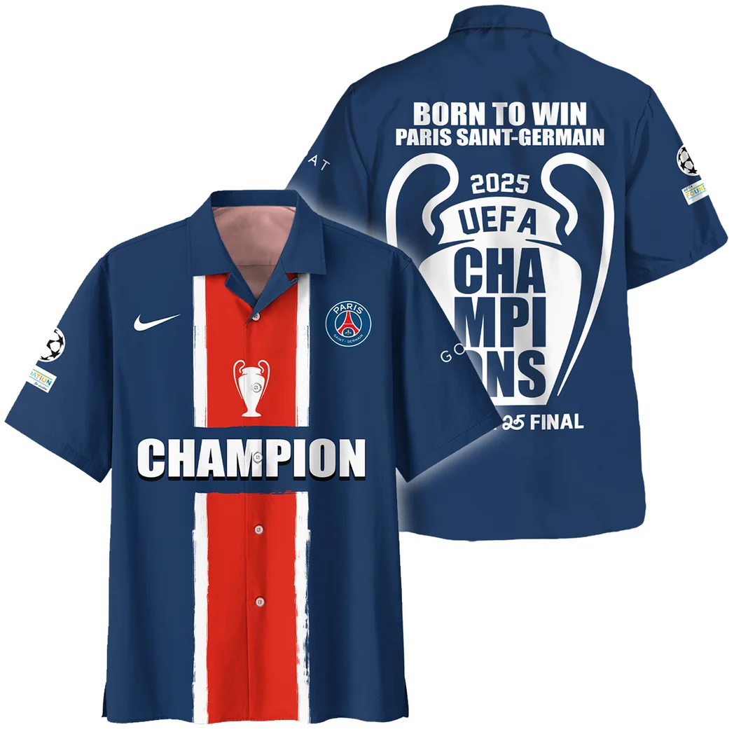Football Star Hawaiian shirt UEFA Champion 2025 For Sport Fans HVN1038C1060225HAW