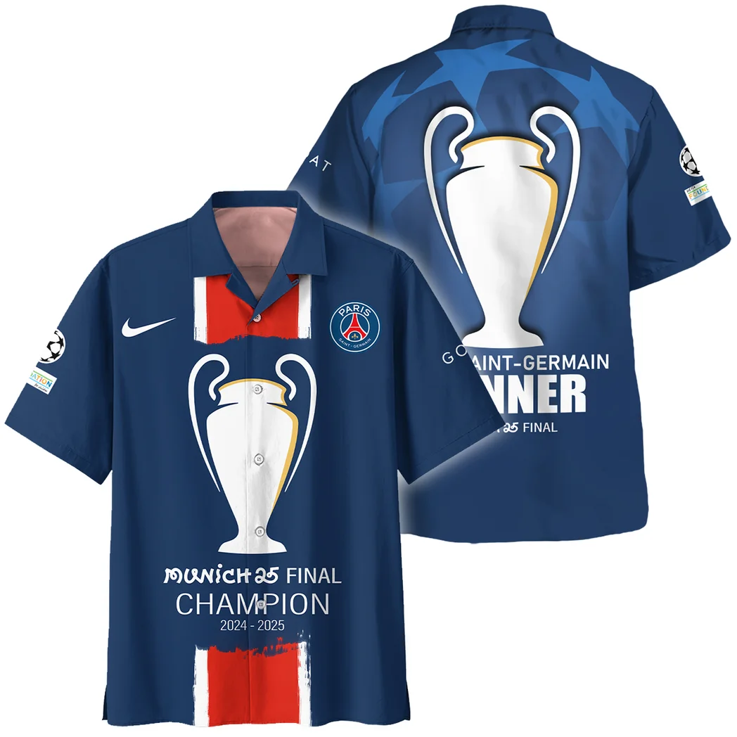 Football Star Hawaiian shirt UEFA Champion 2025 For Sport Fans HVN1040C1060325HAW