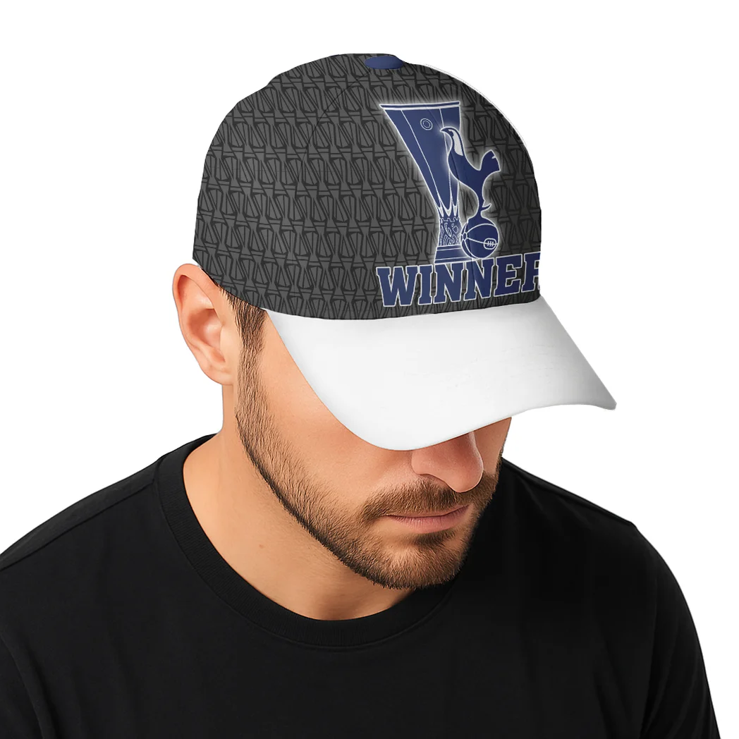 Football Team Classic Cap UEFA League 2025 For Sport Fans Black HVN1020BLACK052625CAP
