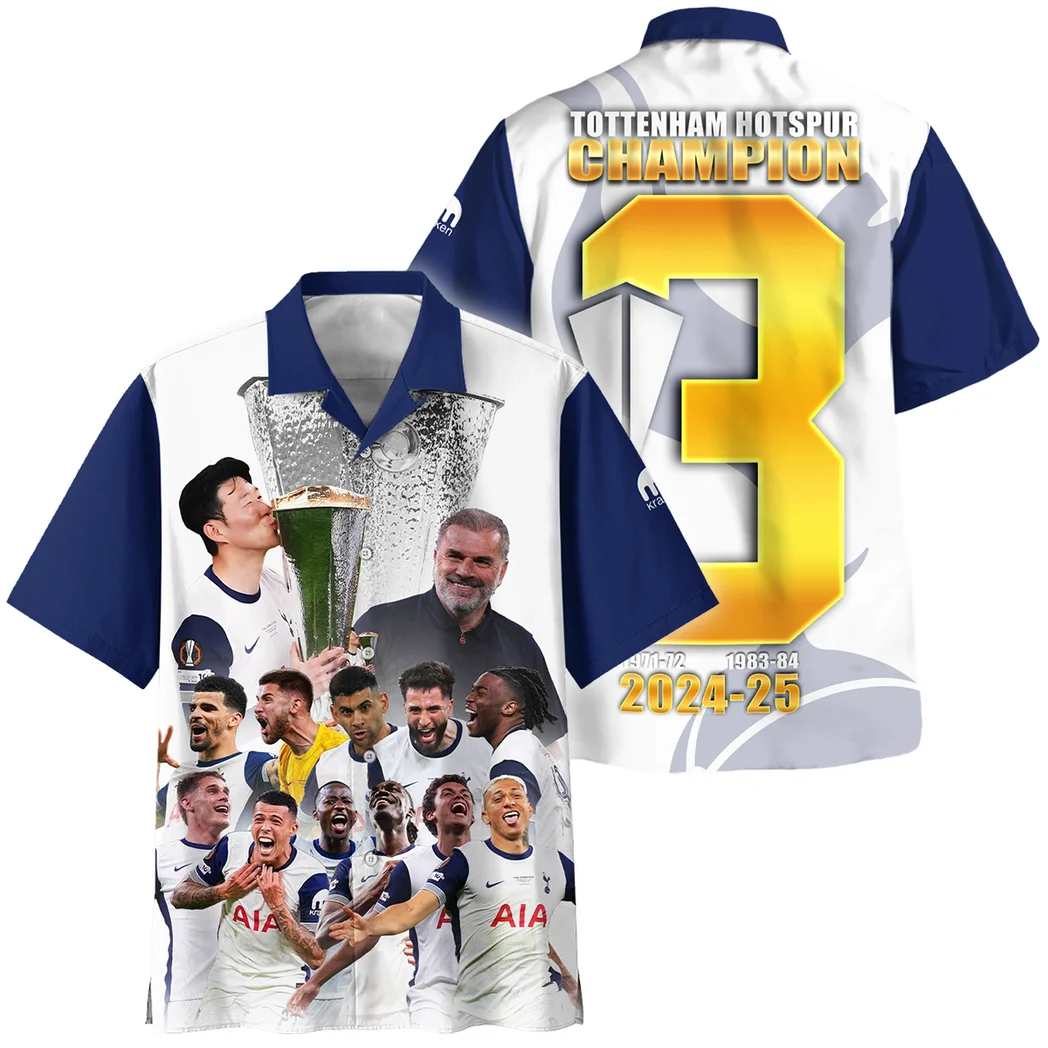 Football Team Hawaiian Shirt UEFA Europa 2025 For Sport Fans HVN1007C2CHAMP052225HAW