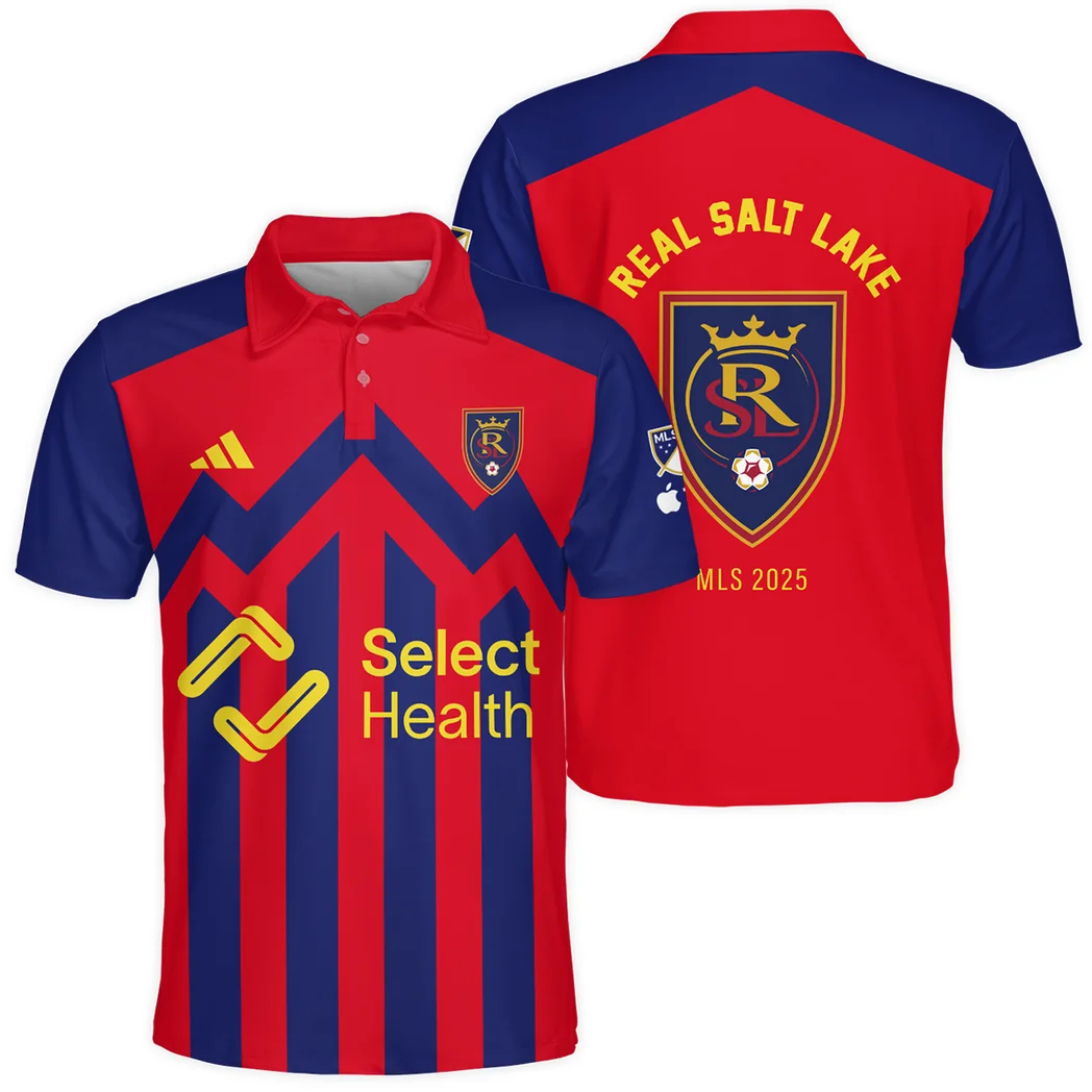 Football Team Polo Shirt MLS 2025 For Fan Football Team HVN1096RSL062825POS