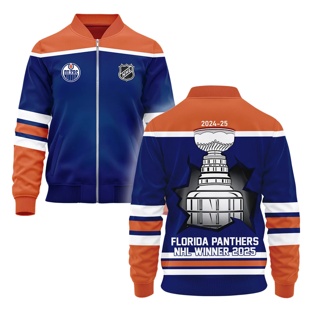 Hockey Bomber Jacket NHL 2025 For Sport Fans HVN1051OIL060525BOB
